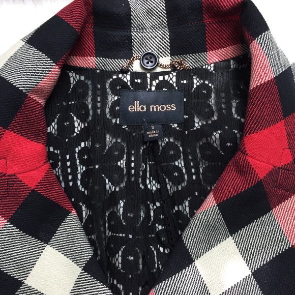 Plaid Cropped Blazer Jacket - Picture 2 of 7